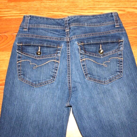 Nine West Bootcut Jeans - Size 8 - Dark Wash Denim - 28" Inseam - Y2K, Stretch - Picture 6 of 11
